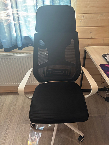 Компьютерное кресло Golem dark gray / gray / white фото покупателя 49