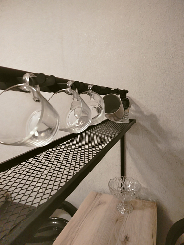 Барный стол Сари 120х50х171 дпк графит / черный фото покупателя 15