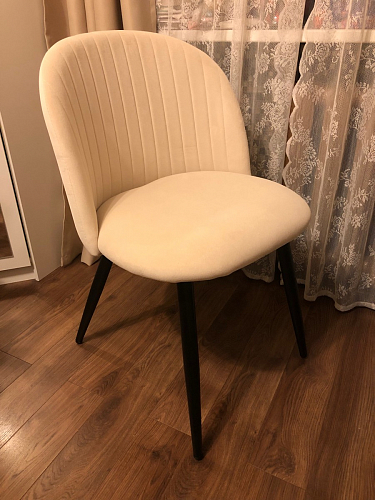 Стул на металлокаркасе Gabi-1 wine red / black фото покупателя 781