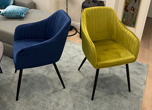 Стул на металлокаркасе Slam синий фото покупателя 72