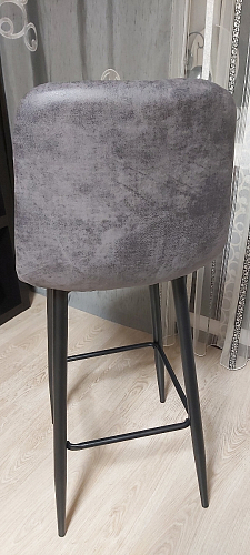 Барный стул Chio black / dark grey фото покупателя 7