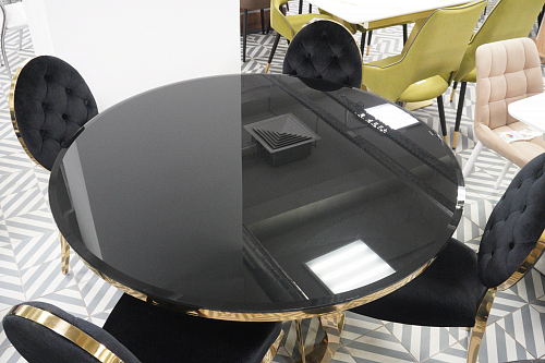 Стул Odda черный / золотой из шоурума 7