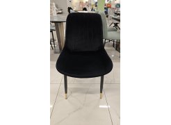 Стул на металлокаркасе Seda 1 blue / black / gold из шоурума 1