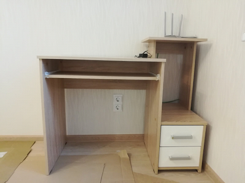 Компьютерный стол Джаз-24 левый дуб сонома фото покупателя 185