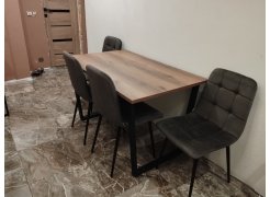 Стол Лота Лофт 140 25 мм юта / белый матовый фото покупателя 38