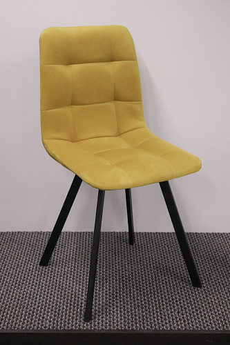 Стул на металлокаркасе Чилли светло-серый / белый каркас из шоурума 1