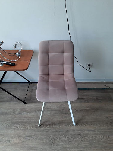 Стул на металлокаркасе Чилли К кирпичный / черный фото покупателя 642