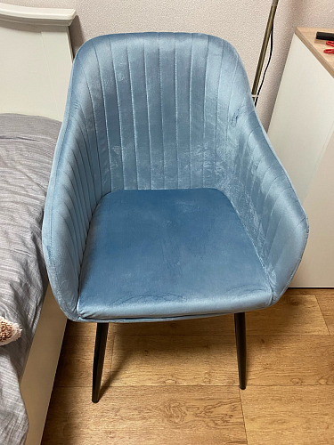 Стул на металлокаркасе Slam dark beige фото покупателя 96