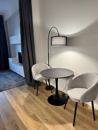 Стол Тулип 80х73 мрамор черный / белый фото покупателя 54