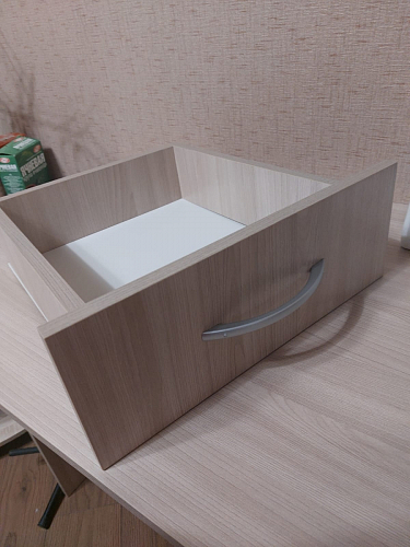 Стол письменный Бриз МДФ волна лайм / ясень светлый фото покупателя 3