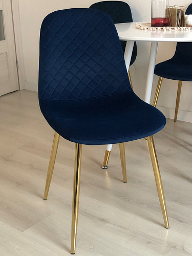 Стул на металлокаркасе Dabl 01 champagne / gold фото покупателя 14