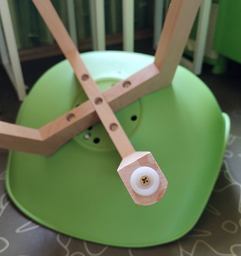 Стул Bonuss blue / wooden legs фото покупателя 88