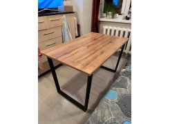 Стол Лота Лофт 140 25 мм юта / белый матовый фото покупателя 974