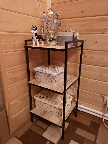 Стеллаж Таймон делано / черный фото покупателя 1