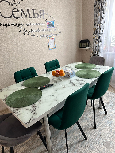 Стул на металлокаркасе Чилли зеленый / белый каркас фото покупателя 308