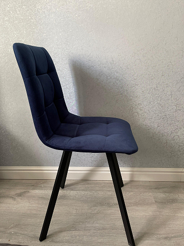 Стул на металлокаркасе Чилли светло-серый / белый каркас фото покупателя 693