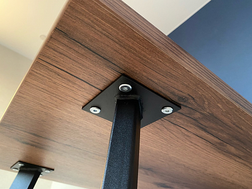 Стол Тринити Лофт 120 32 мм дуб галифакс табако / черный матовый фото покупателя 847