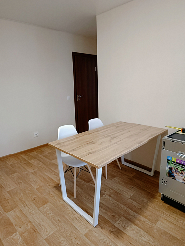 Деревянный стол Лота Лофт 140х80 дуб крафт табачный / черный матовый фото покупателя 521