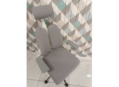 Компьютерное кресло Hiba gray / chrome из шоурума 2