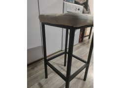 Барный стул Лофт кожзам d1 / черный матовый фото покупателя 115