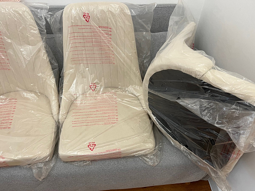 Стул на металлокаркасе Kora green / black фото покупателя 365