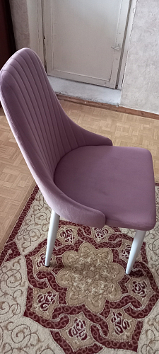 Стул на металлокаркасе Kora light blue / white фото покупателя 260