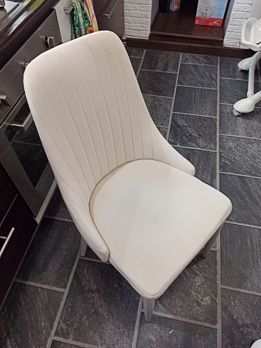 Стул на металлокаркасе Kora green / black фото покупателя 113