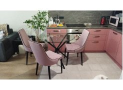 Стул на металлокаркасе Kora gray / black фото покупателя 105