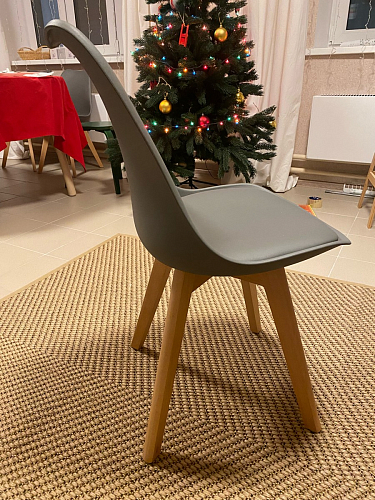 Деревянный стул Bonuss green / grey фото покупателя 61