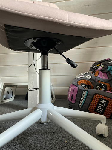 Компьютерное кресло Честер голубой (velutto 47 ) / черный фото покупателя 8