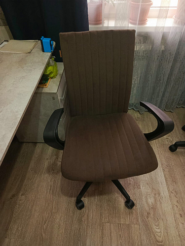 Компьютерное кресло Spark/Спарк флок розовый 137 фото покупателя 1