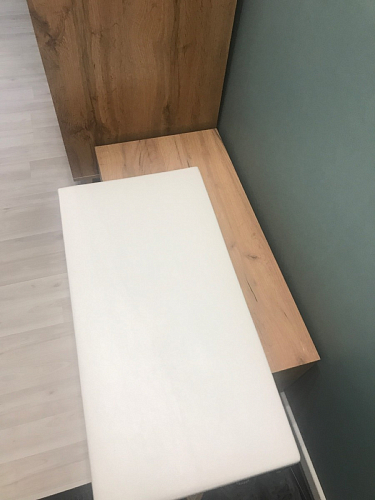 Обувница Эго Об-1 на ножках бетон светлый / белый глянец фото покупателя 9