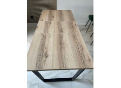 Деревянный стол Лота Лофт 120(160)х75 черный матовый / бетон светлый фото покупателя 504