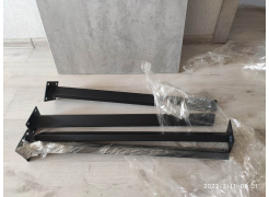 Стол Тринити Лофт 120 32 мм бетон / черный матовый фото покупателя 37