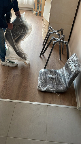 Стул на металлокаркасе Чилли зеленый / черный фото покупателя 946