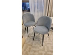 Стул на металлокаркасе Gabi blue / black фото покупателя 813