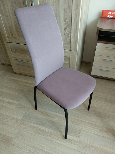 Стул на металлокаркасе Tod light blue / orange / black фото покупателя 36