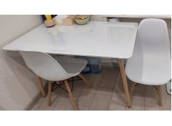 Стол Table 120 white / wood фото покупателя 10