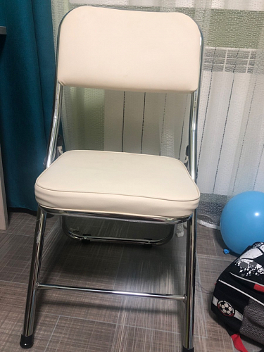 Стул Chair раскладной белый фото покупателя 5