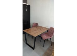 Стол Лота Лофт 140 25 мм юта / белый матовый фото покупателя 551