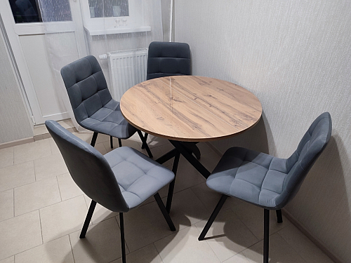 Стул на металлокаркасе Чилли зеленый / белый каркас фото покупателя 47