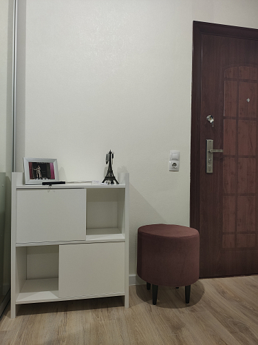 Стеллаж с дверцами Браина 152 см белый фото покупателя 1