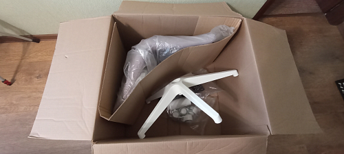 Кресло Келми 1  / AV 245 белый каркас синий микровелюр (neo 25) фото покупателя 34