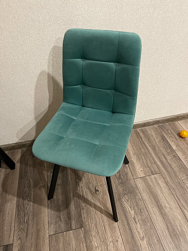 Стул на металлокаркасе Чилли К кирпичный / черный фото покупателя 129