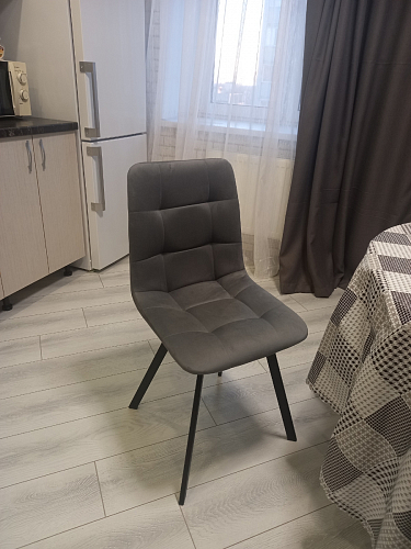 Стул на металлокаркасе Чилли бежевый / белый каркас фото покупателя 1074