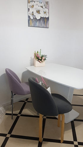 Стул на металлокаркасе Gabi 1 темно-серый / черный фото покупателя 321