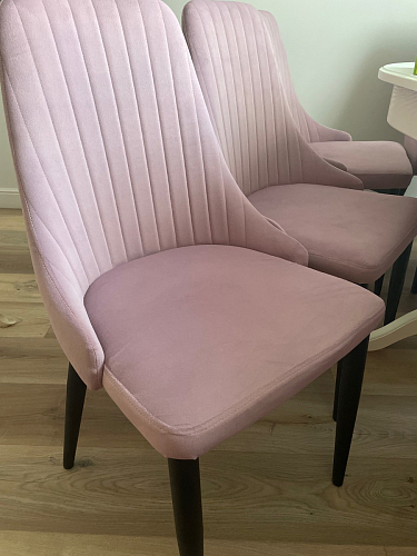 Стул на металлокаркасе Kora gray / black фото покупателя 36