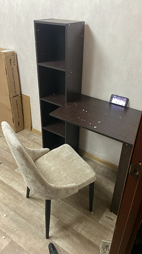 Стул на металлокаркасе Kora black / gray фото покупателя 303