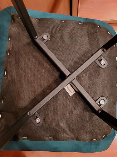 Стул на металлокаркасе Чилли бежевый / белый каркас фото покупателя 867