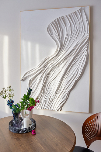 Стол Тулип 90х73 белый мрамор / золото фото покупателя 105